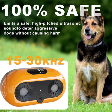 Ultrasonic Dog Bark Deterrent, Anti Barking Device Dog Barking Control Devices With 3 Modes Stop Barking Neighbors Dog, 50ft Range Indoor & Outdoor, Safe & Effective For Small Medium & Large Dogs
