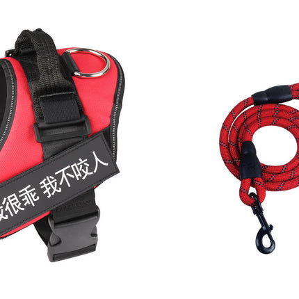 Fashion Simple Pet Leash Chest Strap Set