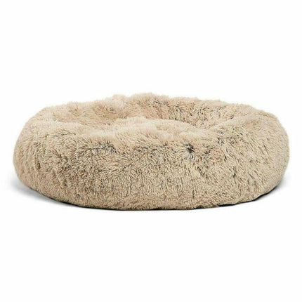 Round Small Dog Plush Bed