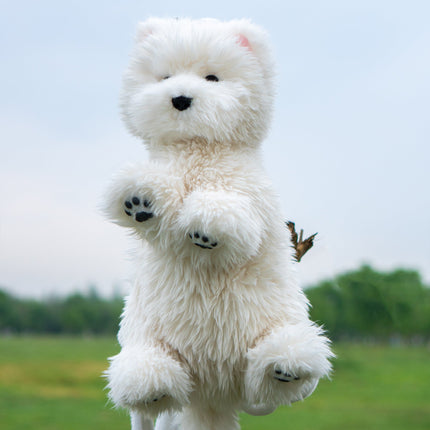 Westie Dog Backpack – Plush Bag for Girls & Puppy Lovers