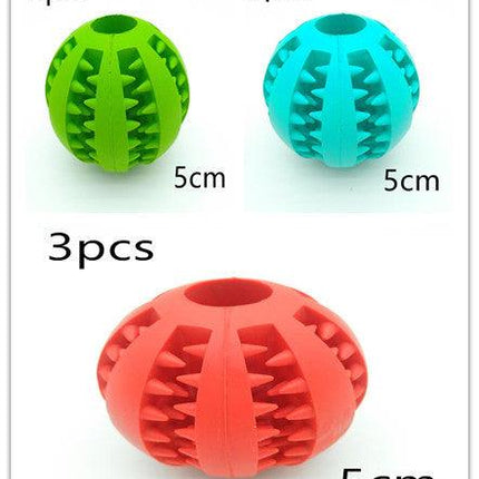 Dog Slow Feeder Rubber Ball Toy