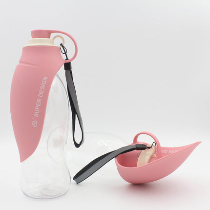 Leak-Proof Pet Water Bottle & Feeder
