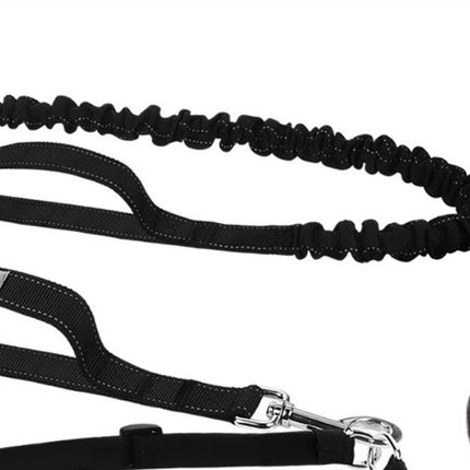 Dog Training Leash Waist Bag Hands-Free Outdoor Pet Running Walking Leash Portable Dog Food Water Cup Storage Bags