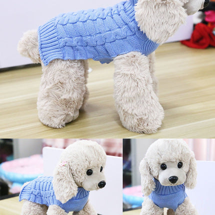 Cashmere Twisted Rope Dog Sweater