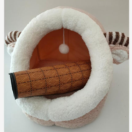 Cat Cave Bed with Non-Slip Bottom