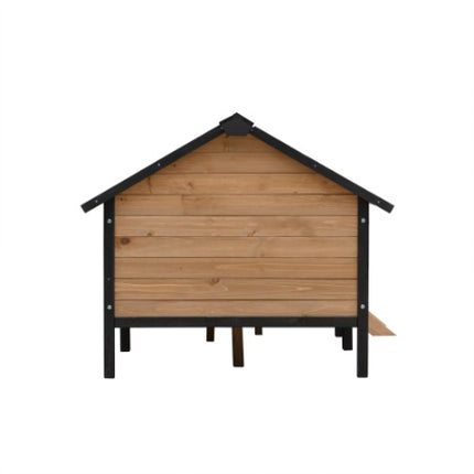 Outdoor Large Wooden Cabin House Style Wooden Dog Kennel With Porch