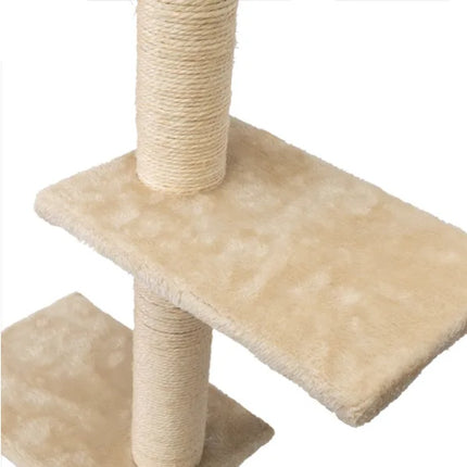 5 Pcs Wall Mounted Cat Climber Set  Floating Cat Shelves And Perches  Cat Activity Tree With Scratching Posts  Modern Cat Furniture