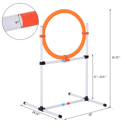 Dog Agility Training Jump Ring Hurdle Bar