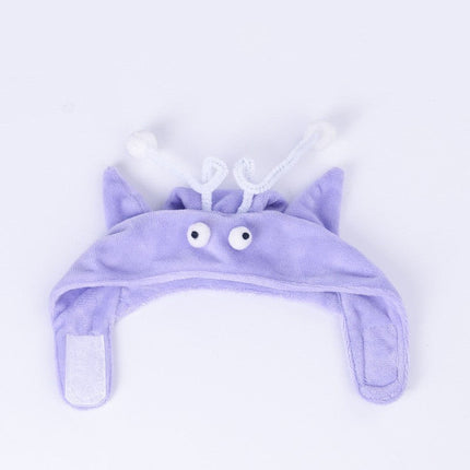 Cat Head Wearing Feather Stick