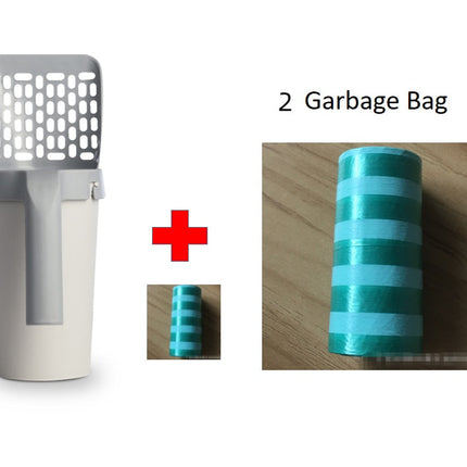 Storage Box Integrated Cat Litter Shovel