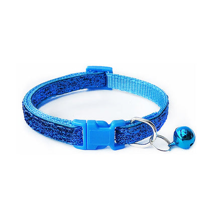 Adjustable Shiny Cat Collar With Bell