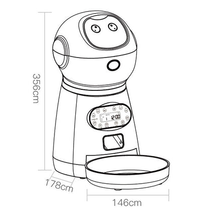 3.5L Smart Pet Food Dispenser