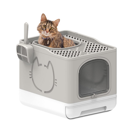 Go Fresh-  Portable Foldable Cat Litter Box