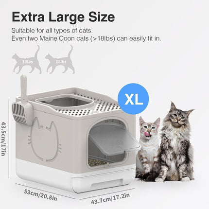 Go Fresh-  Portable Foldable Cat Litter Box