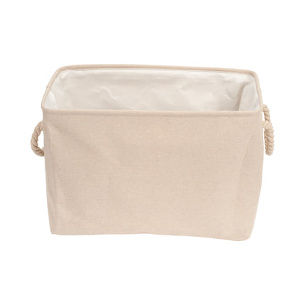 Country Living Foldable Fabric Dog Toy Storage Bin - Convenient Organizer for Pet Accessories