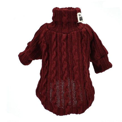 Warm Dog Turtleneck Sweater