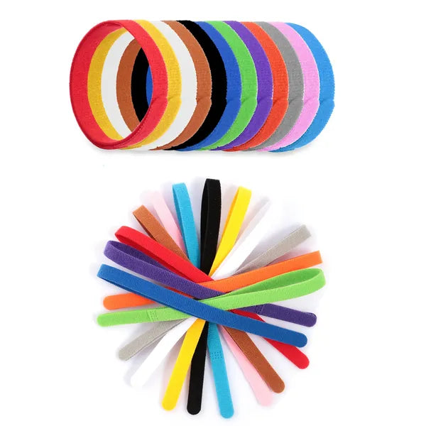 12 Colors Whelping Puppy ID Collars Adjustable Double-Sided Pet ID Bands - LITTLE PAW