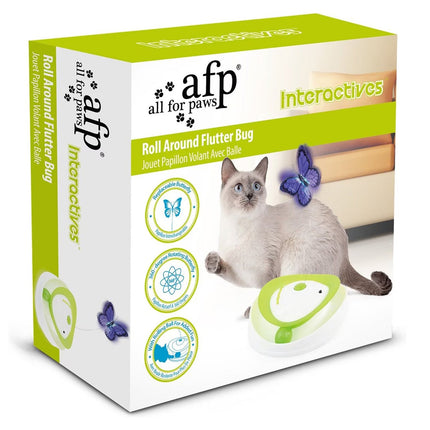 Interactives - Cat Toys - Roll Around Flutter Bug for Enrichment