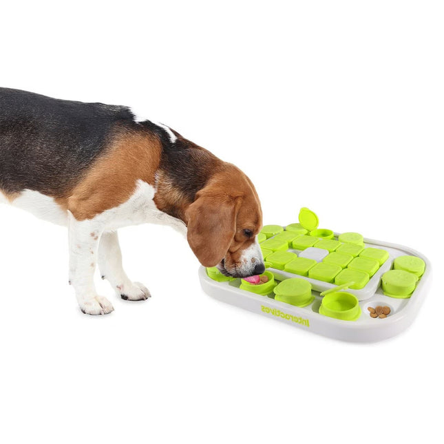 Interactives Dog Puzzle Toys - Mentally Stimulating Treat Dispenser for Training Large