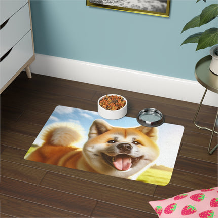Pet Food Mat (12x18) - Akita