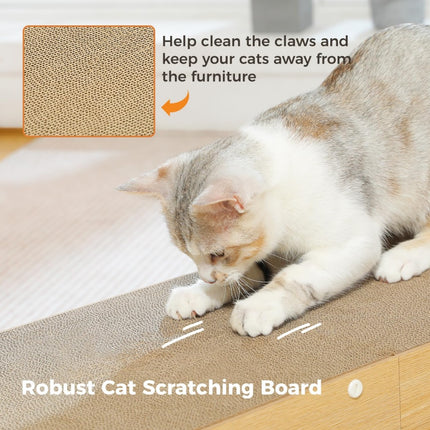 MUlti-Hole Fun Cat Tunnel With Scratching Board And Game Pom Pom Cat Tunnel House, Interactive Cat Scratching House, Self-improvement Drilling Hole Teaser, Must-have For Multi-Cat Families