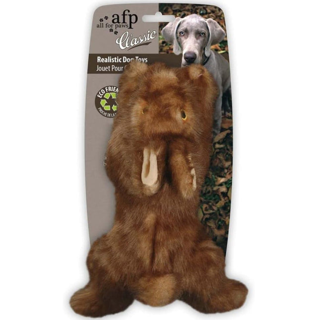 Classic - Dog Toys - Squeaky Dog Brown Rabbit Toys for Dogs - L