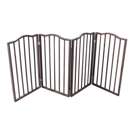 Pet Gate,Dog Gate For Doorways,Stairs Or House,standing, Folding,Arc Wooden