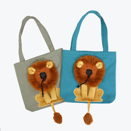 Lion Design Soft Pet Carrier Handbag
