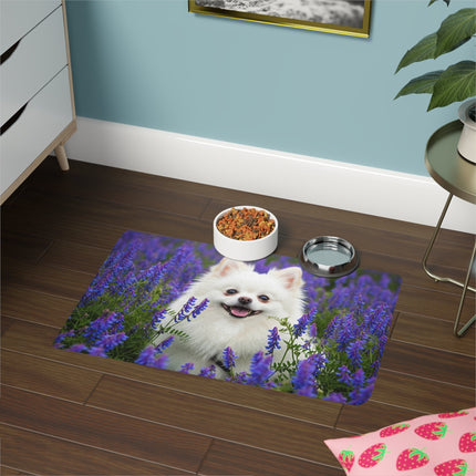 Pet Food Mat (12x18) - Pomeranian
