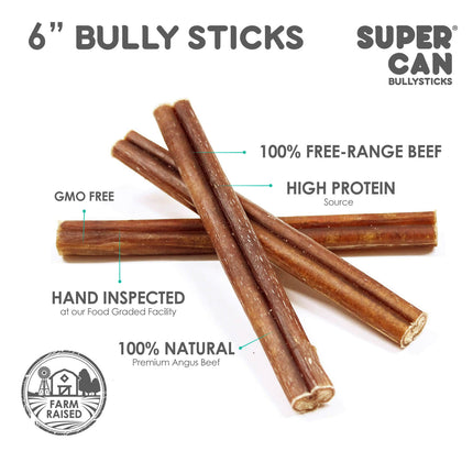 6" Mega Monster Bully Sticks | Premium Quality