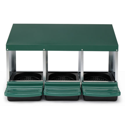 3-compartment Chicken Feeding Trough