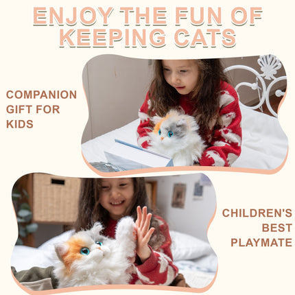 Mini Calico Cat Backpack – Plush Kitty Bag for Teens