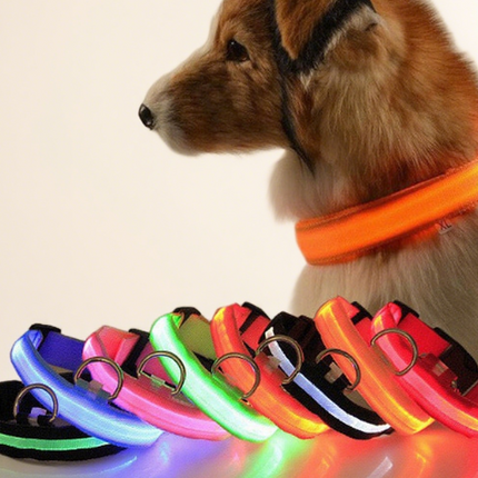 Milou & Lumi LED Glowing Pet Collar - Red