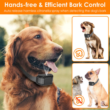 1Pc Citronella Bark Collar For Dogs Spray Bark Collar Anti Barking Control For Small Medium Large Dogs IP65 Waterproof No Electric Shocks