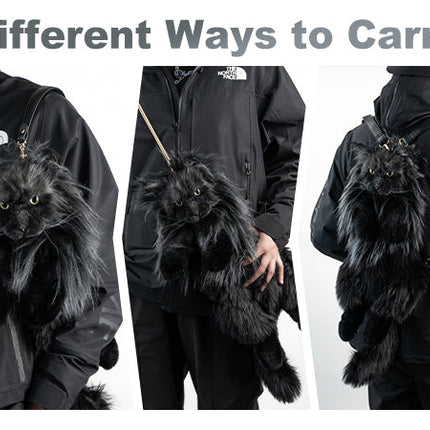 Maine Coon Cat Backpack – Realistic Cat Stylish Daypack