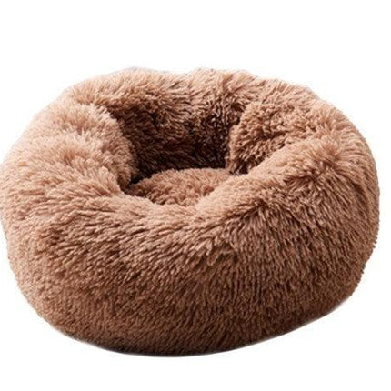 Round Small Dog Plush Bed
