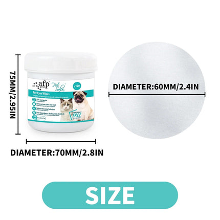 Pet Salon - Unscented Eyes/Ear Cleaning Wipes Dogs & Cats 120 cts