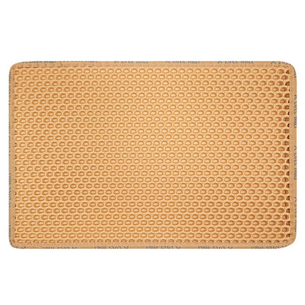 Double Layer Rice Shaped Cat Litter Pad