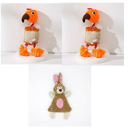 Squeaky Donkey Plush Dog Toy