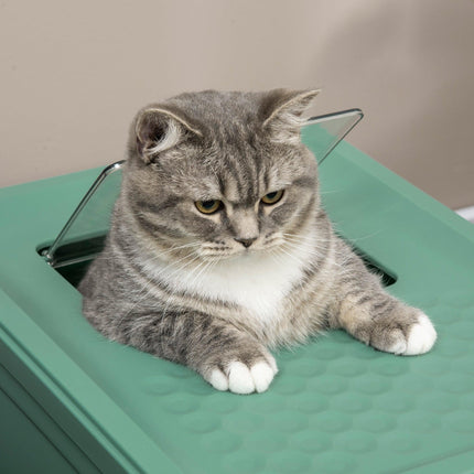 Fully Enclosed Cat Litter Box