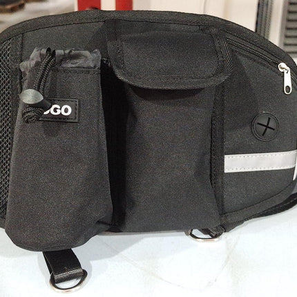 Dog Training Leash Waist Bag Hands-Free Outdoor Pet Running Walking Leash Portable Dog Food Water Cup Storage Bags