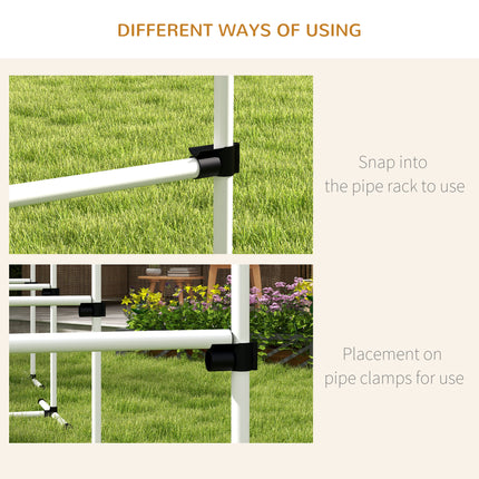 4 Piece Dog Agility Training Equipment for Dog Agility Course with Adjustable Height Jump Bars