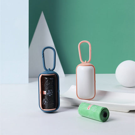 Portable Cats Dogs Garbage Bag Holder Pet Poop Bags Carrier Dispenser