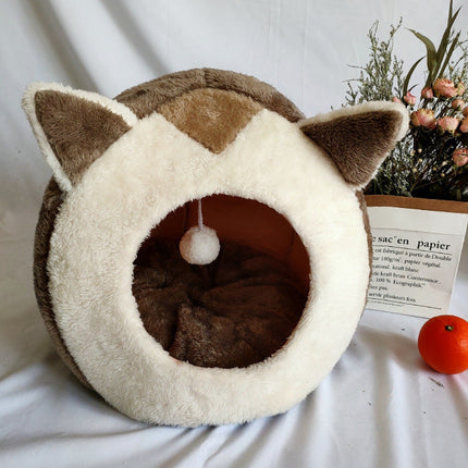 Cat Cave Bed with Non-Slip Bottom