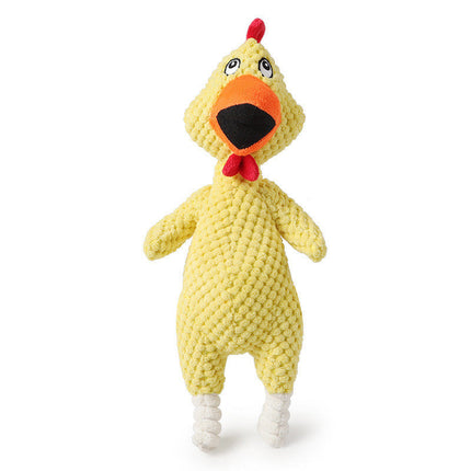 Sounding Screaming Chicken Dog Toy
