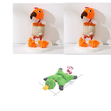 Squeaky Donkey Plush Dog Toy