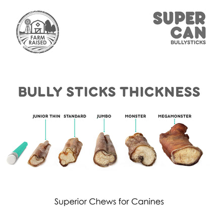 6" Mega Monster Bully Sticks | Premium Quality