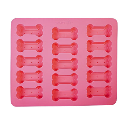 3-in-1 Dog Bone Silicone Treat Baking Tray for Healthy, Homemade Dog Treats and More