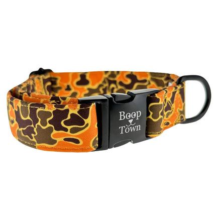 Boop Town Durable Soft Cotton Dog Collar With Nylon Core Quick Release Metal Buckle Adjustable for Girls Boys Small Medium Large Comfortable Pet Products Reduces Hair Matting Gold Tone Zinc Alloy Hardware