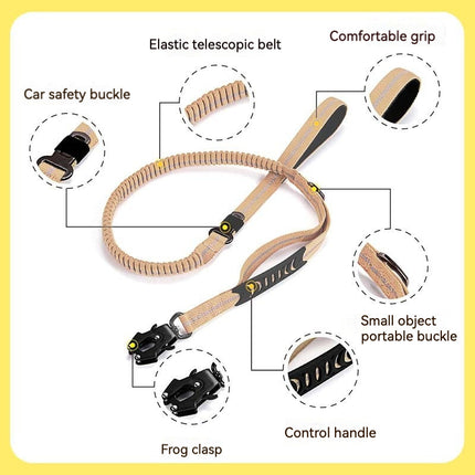 Heavy Duty Tactical 'No-Pull' Bungee Leash